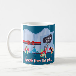 Café Caneca de Natal do Mercado de Natal