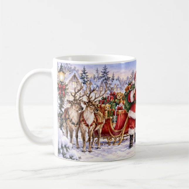 Café Caneca de Natal do Papai Noel (Esquerda)