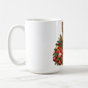 Café Caneca de Natal do Pastor Alemão Santa Paws