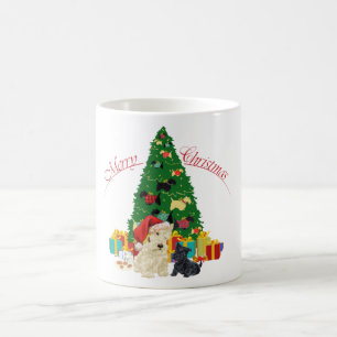 Café Caneca de Natal do Terrier Escocês