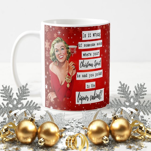 Café Caneca de Natal Engraçada Melhor Amiga (Criador carregado)