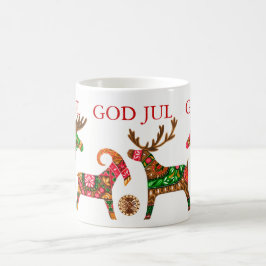 Café Caneca de Natal escandinava