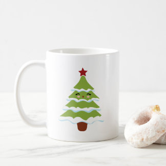 Café Caneca de Natal estilo Kawaii