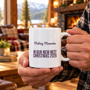 Café Caneca de Natal Fazendo Memórias em Nosso Novo Nin