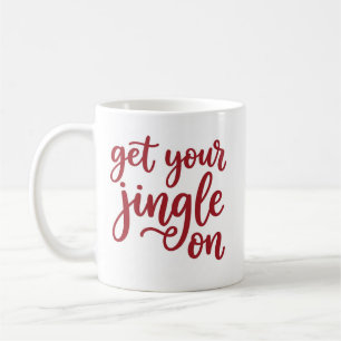 Café Caneca de Natal Festiva 'Get Your Jingle On'