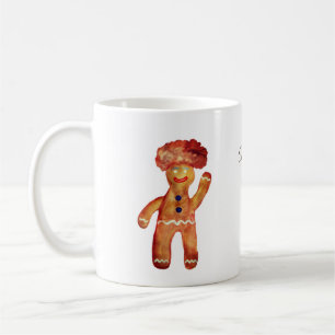 Café Caneca de Natal Homem de Biscoito