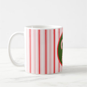 Café caneca de Natal/hortelã-pimenta