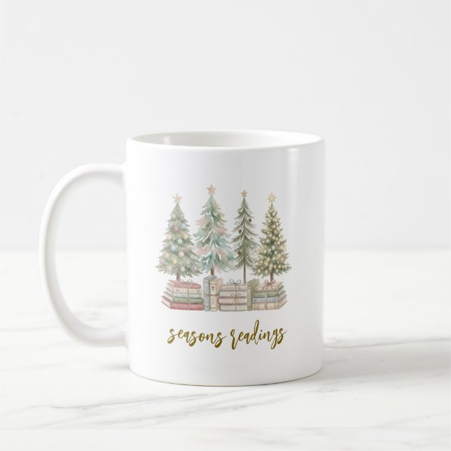 Café Caneca de Natal Leituras da Temporada (Esquerda)