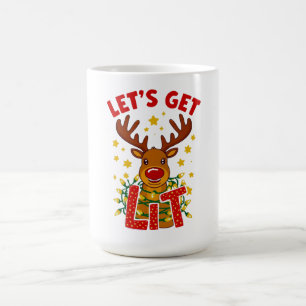 Café Caneca de Natal Let's Get Lit