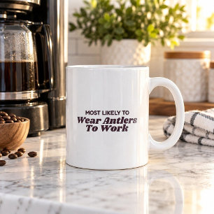 Café Caneca de Natal Mais Propenso a Usar Chifres no Tr