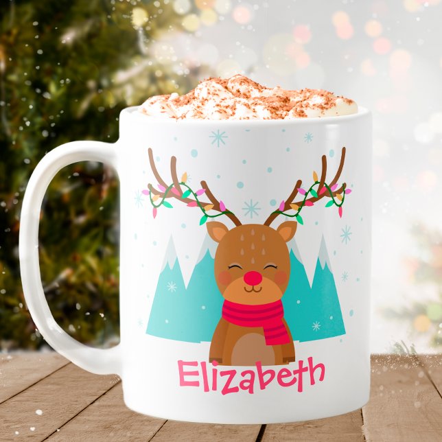 Café Caneca de Natal para Crianças (Personalized Christmas Mug)