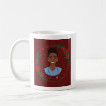 Caneca de Natal para Enfermeira, Presente Personal
