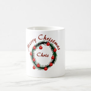 Café Caneca de Natal Personalizada