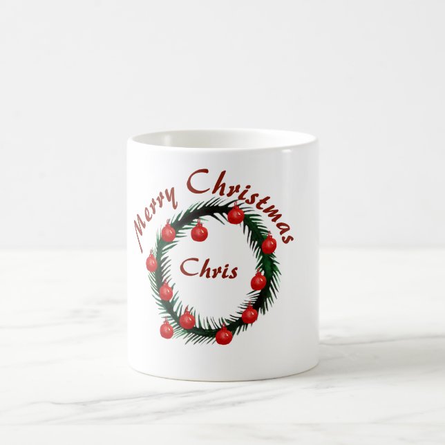 Café Caneca de Natal Personalizada (Centro)