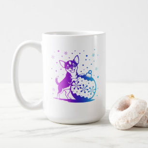 Café Caneca de Natal Personalizada de Chihuahua