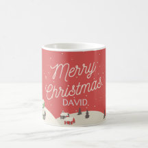 Caneca de natal personalizável