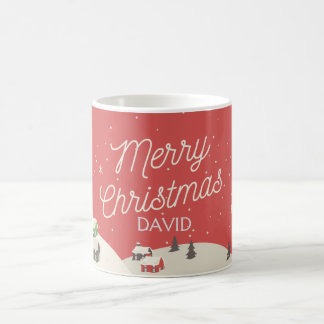 Café Caneca de natal personalizável