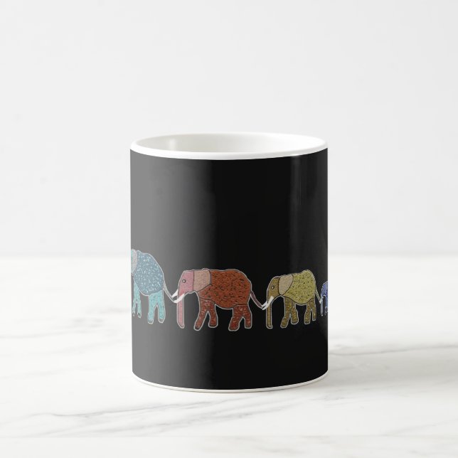 Café Caneca de néon do elefante africano (Centro)