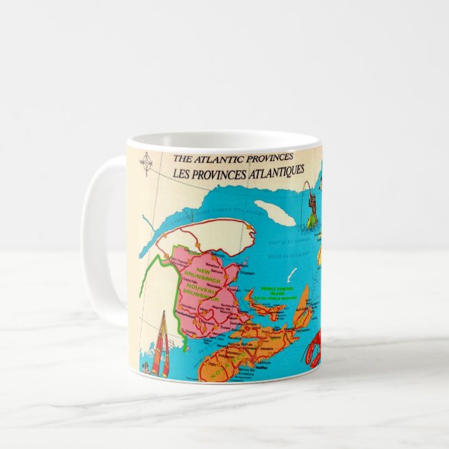 Café Caneca de New Brunswick Nova Scotia (Frente Esquerda)