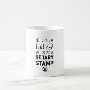 Café Caneca de Notário Público Não Advogado Engraçada
