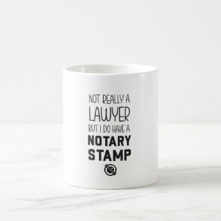 Café Caneca de Notário Público Não Advogado Engraçada