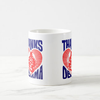 Café Caneca de Obama 2 dos obrigados