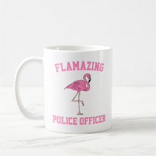 Café Caneca de Oficial de Polícia Flamazing