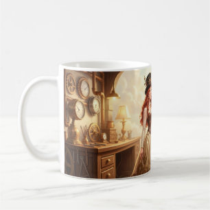 Café ⚙️ Caneca de Oficina Vintage de Companheiros Steam