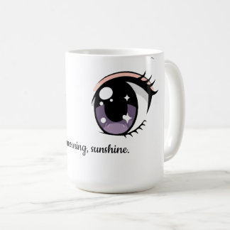 Café Caneca de Olhos de Bom Dia Fofo – Presente de Xíca