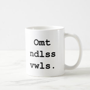 Café Caneca de Omt Ndlss Vwls