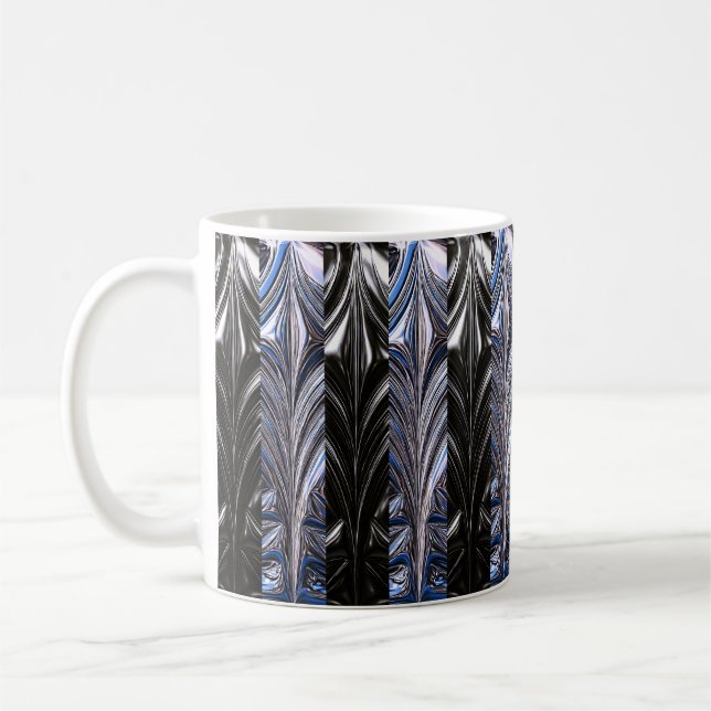 Café Caneca de Onda Abstrata (Esquerda)