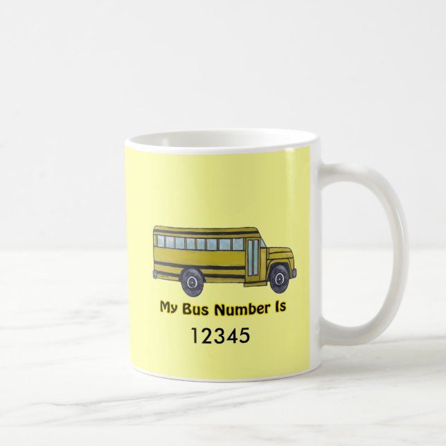 Café caneca de ônibus escolar (Direita)