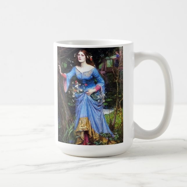 Café Caneca de Ophelia do Waterhouse (Direita)