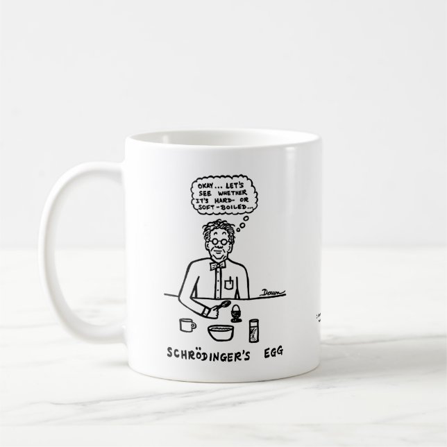Café Caneca de Ovo de Schroedinger (Esquerda)