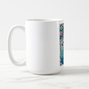 Café Caneca de paisagem de sonho infantil caprichosa