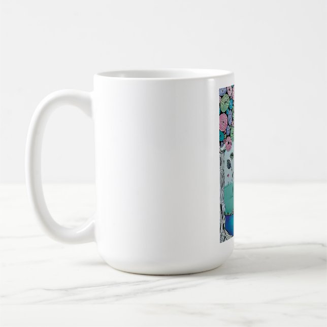 Café Caneca de paisagem de sonho infantil caprichosa (Esquerda)