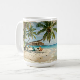 Café Caneca de Palma de Verão