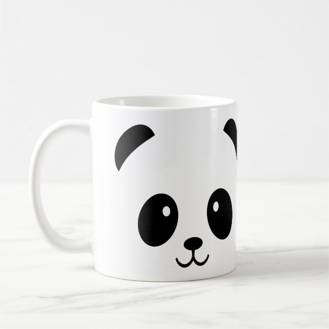 Café Caneca de Panda Fofa ou Caneca de Viagem (Esquerda)