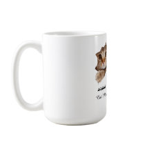 Caneca de Papel Rasgado com Gato Tabby Adorável Ol