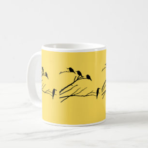 CAFÉ CANECA DE PÁSSAROS