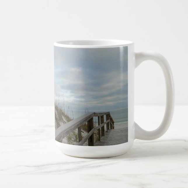 Café Caneca de passeio marítimo para a praia (Direita)