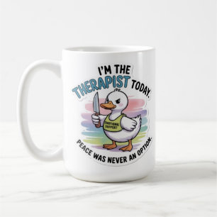 Café Caneca de Pato Terapeuta Engraçado - Apoio Emocion
