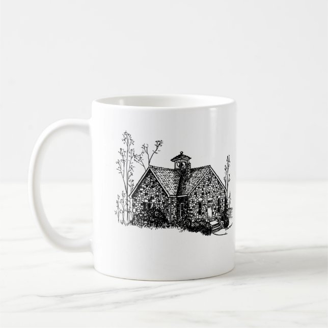 Café Caneca de pedra da escola (Esquerda)