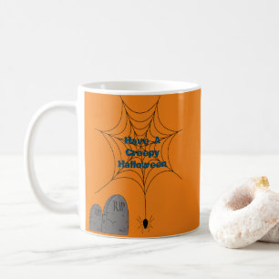 Café Caneca de pedras do Dia das Bruxas