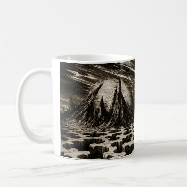 Café Caneca de Penhascos e Montanhas (Esquerda)
