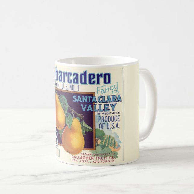Café Caneca de Peras da Califórnia (Frente Esquerda)