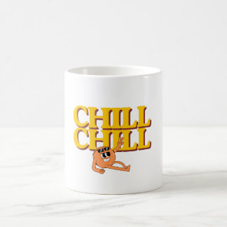 Café Caneca de Personagem de Desenho Retro Chill Chill