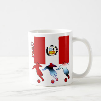 Café Caneca de Peru do futebol