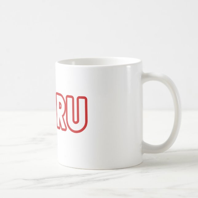 Café Caneca de Peru do lama (Direita)