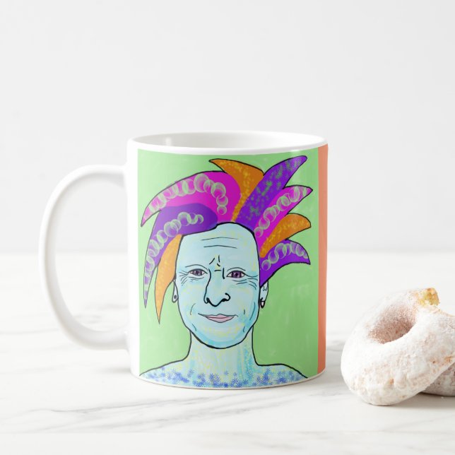 Café Caneca de Petr do punk rock (Com Donut)